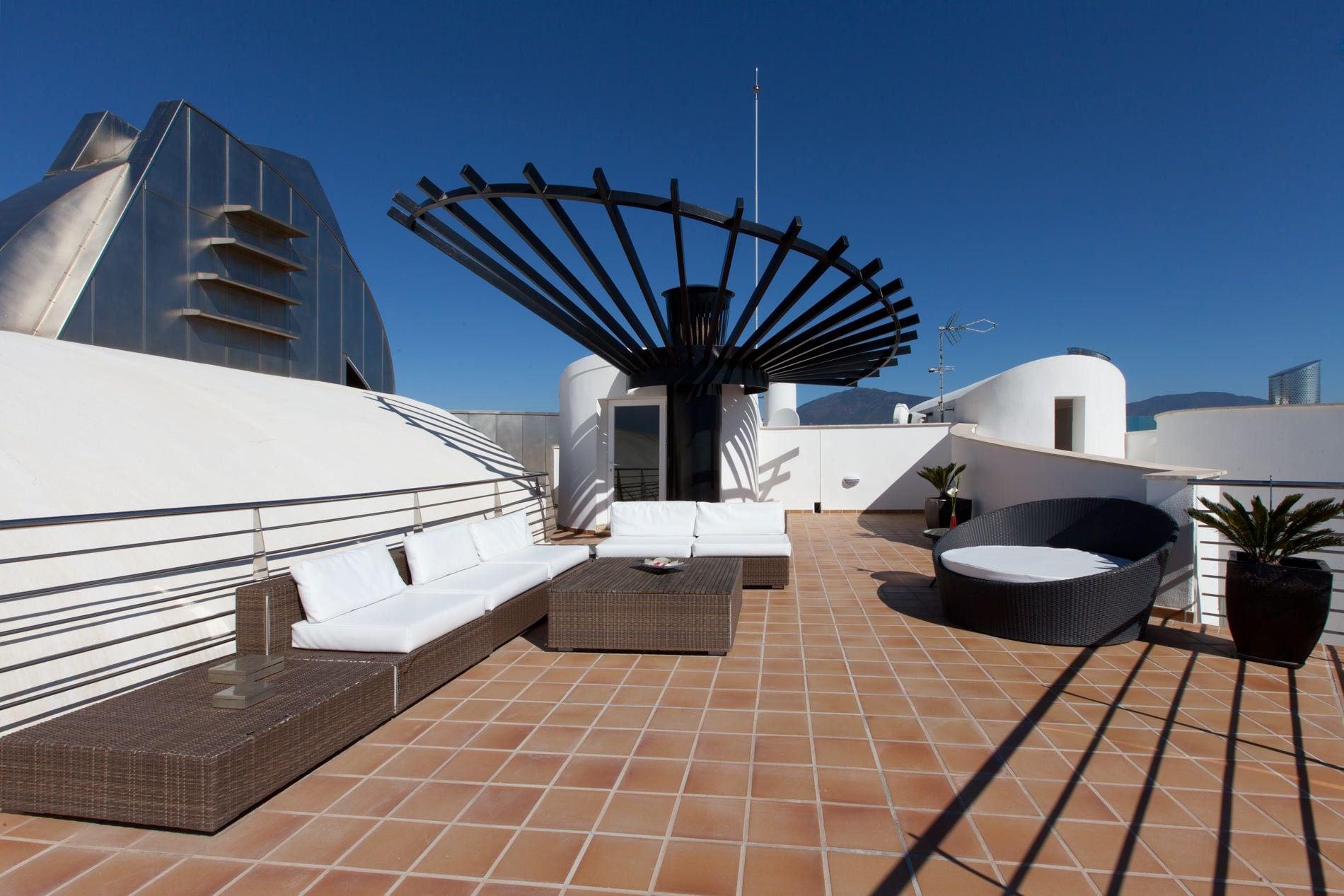 Отель Senator Banus (Adults Only) Эстепона Экстерьер фото Rooftop terrace